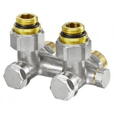 Вентиль Oventrop Мultiflex V CE 1/2 AGx3/4 AG угловой с преднастройкой